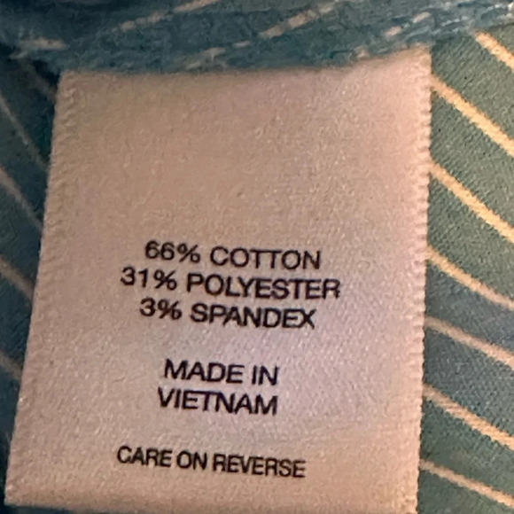New York & Co stripe button down shirt, size XL - Picture 4 of 5